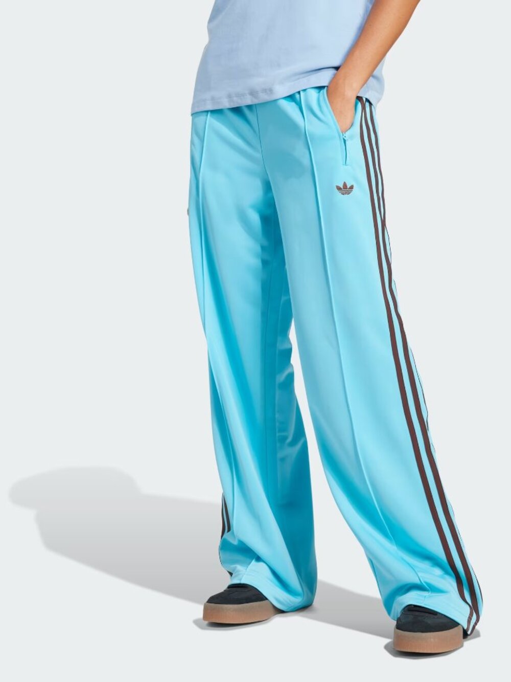 adidas Blue Glow / Auburn Classic Firebird Loose Track Pants size Small